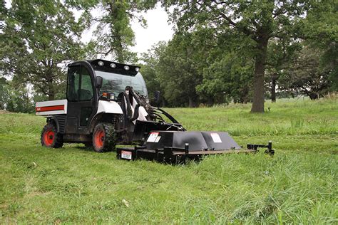 skid steer mowing grass|mower attachments for skid steers.